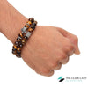 TCC™ Natural Tiger Eye Tortoise Dhan Laxmi Pair Bracelet